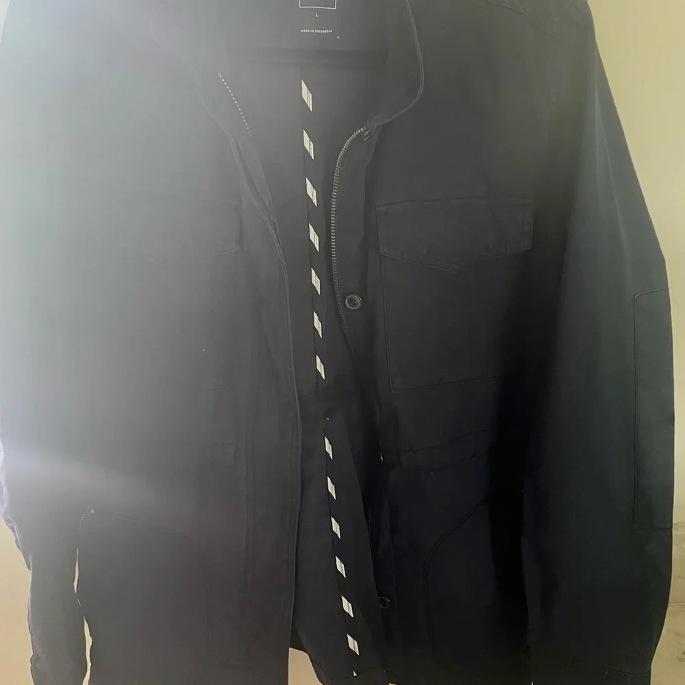 GAP Jacket Men’s Navy Blue Windbreaker Size L New with Tag - Picture 6 of 9